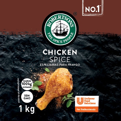 Robertsons Chicken Spice - 1 Kg - Here’s a blend with pure paprika for the perfect looking grilled chicken.